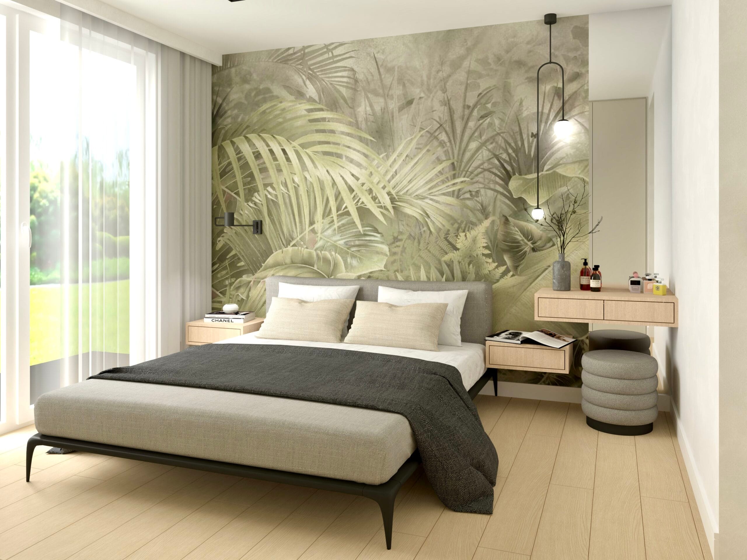 Render - Projekt wnętrz mieszkania dwupokojowego w Zawierciu